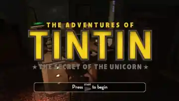 Adventures of Tintin, The - The Game (USA) screen shot title